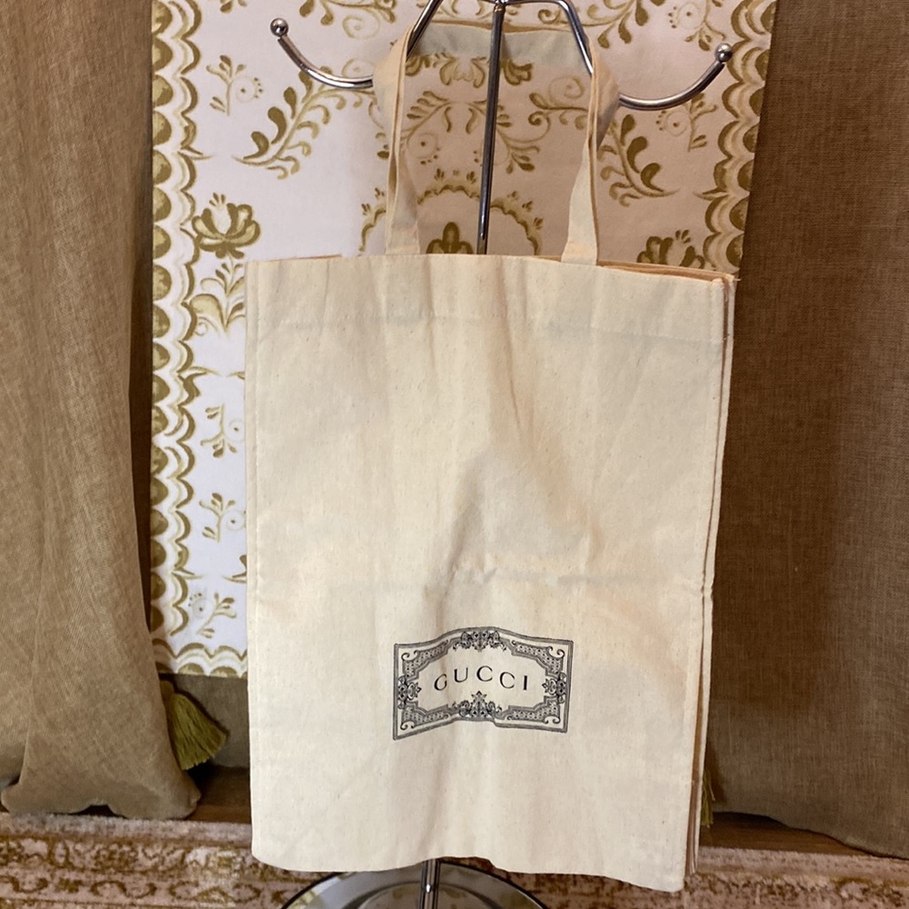 New Authentic Gucci Linen Tote - Picture 3 of 6